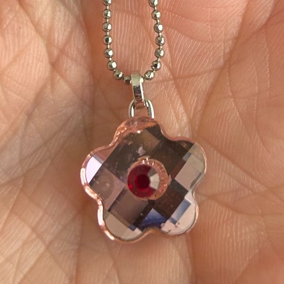 Swarovski Crystal Flower Pendant - Picture 4 of 5